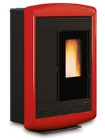 EXTRAFLAME Pelletofen luftgeführt Souvenir Lux Bordeaux 10,2 kW